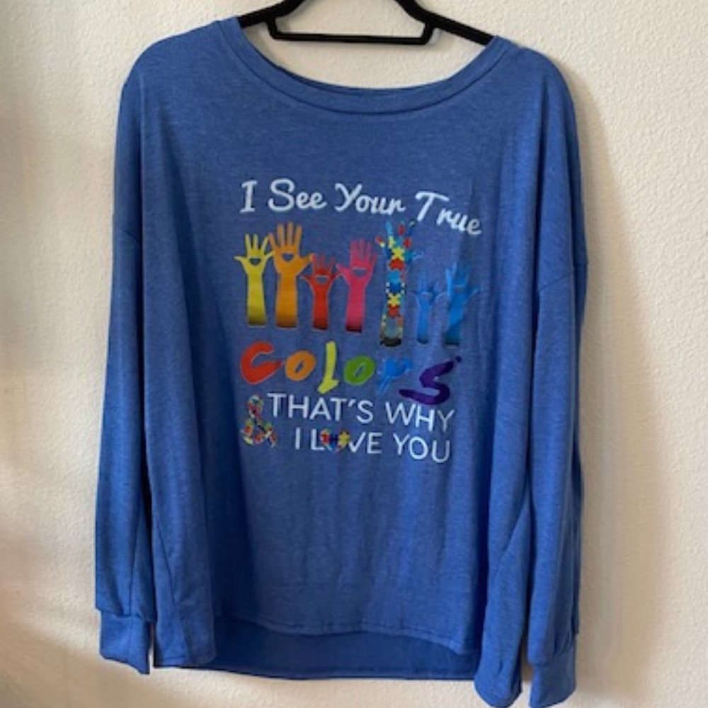 Boatneck Blue Long Sleeve